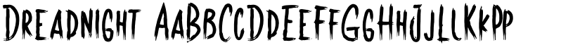 Dreadnight font download