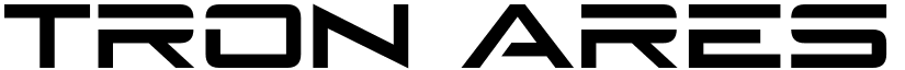 Tron Ares Extra Expanded font
