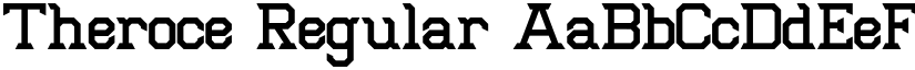Theroce font download