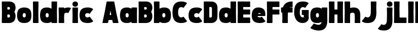 Boldric font download