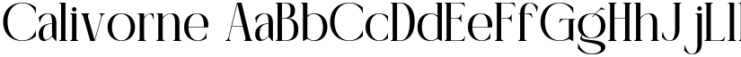 Calivorne font download