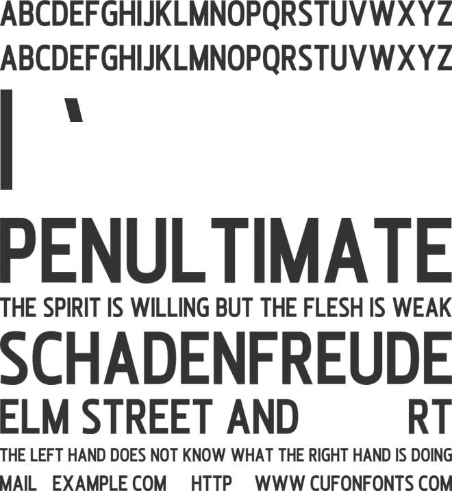 Clovergrein font preview