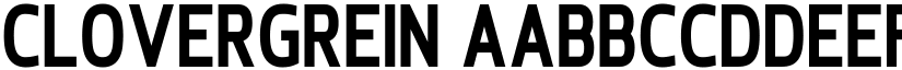 Clovergrein font download