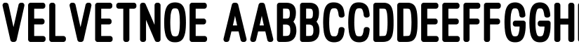 Velvetnoe font