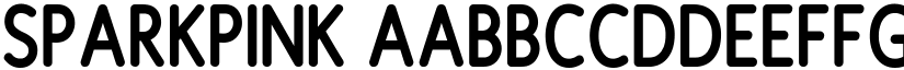 Sparkpink font