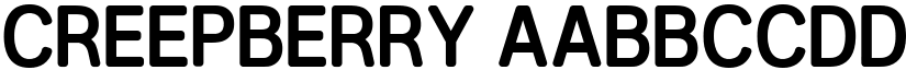 Creepberry font download