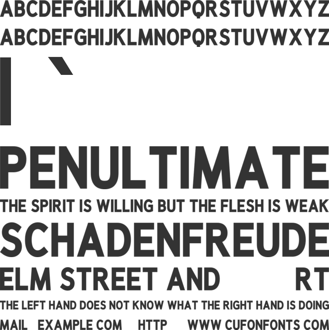 Wicked Whimsy font preview