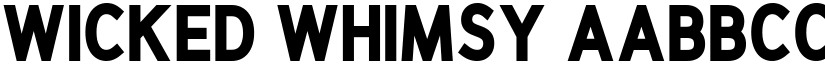 Wicked Whimsy font