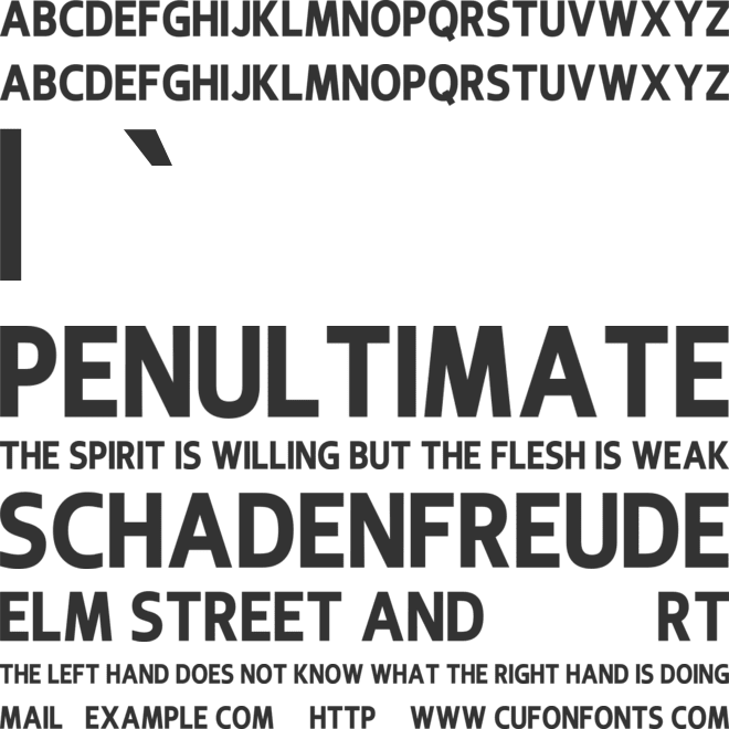 Ghostlane font preview