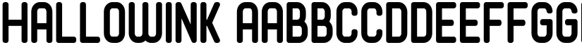 Hallowink font
