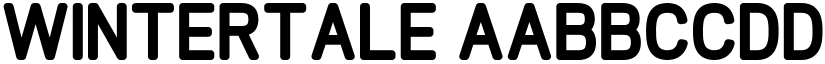 Wintertale font