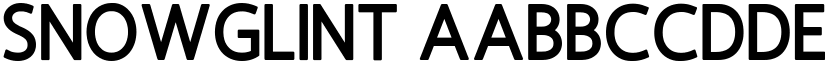 Snowglint font download