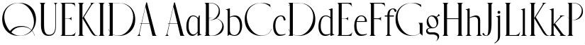 QUEKIDA font download