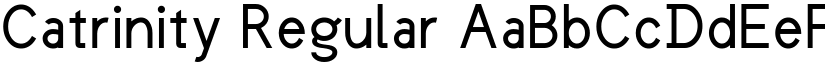 Catrinity font download