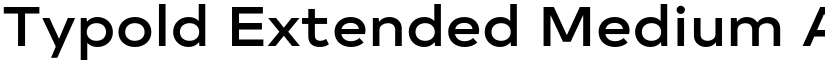 Typold Extended Medium font