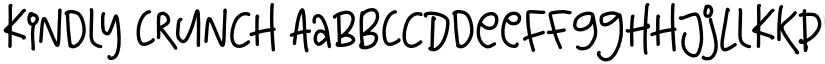 Kindly Crunch font download