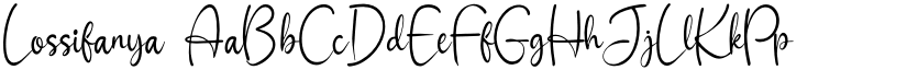 Lossifanya font