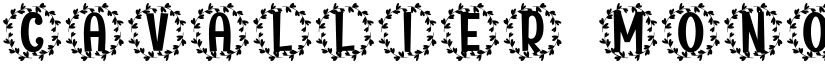 Cavallier Monogram font download