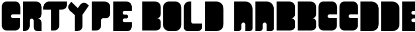 CR21TYPE Bold font