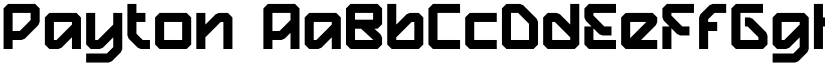 Payton font