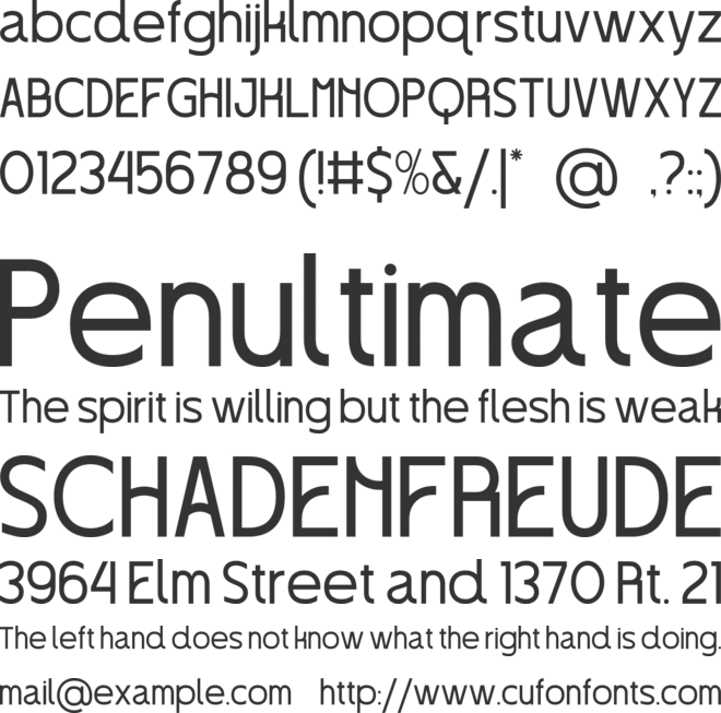 Brutelo font preview