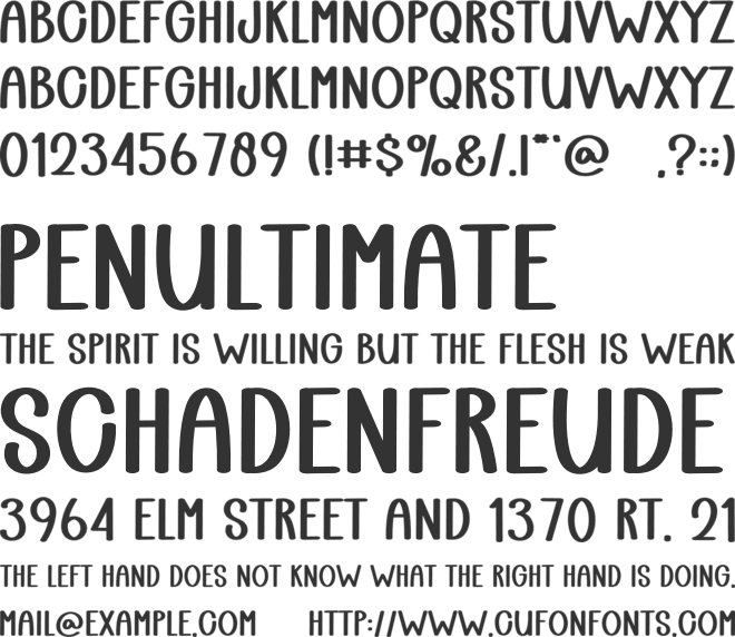 Retro Market font preview