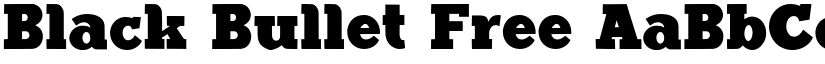 Black Bullet Free font download