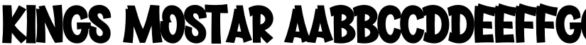 Kings Mostar font