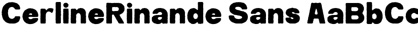 CerlineRinande Sans font download