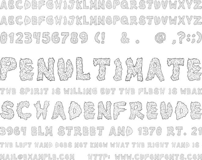 Friedreich_and_I font preview