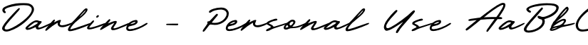 Darline - Personal Use font download