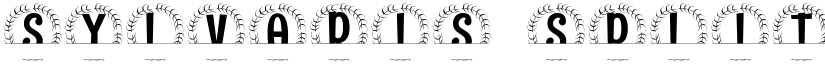 Sylvaris Split Monogram font