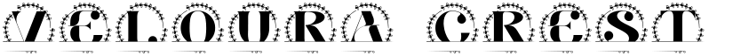 Veloura Crest Split Monogram font