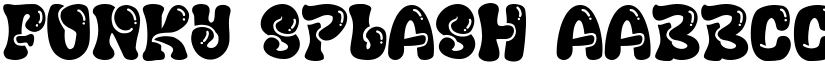Funky Splash font