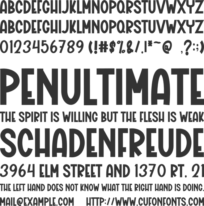 Dropping font preview