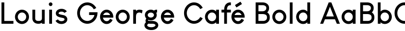 Louis George Café Bold font
