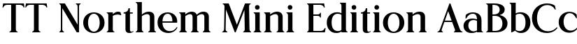 TT Northem Mini Edition font