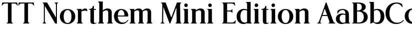 TT Northem Mini Edition font