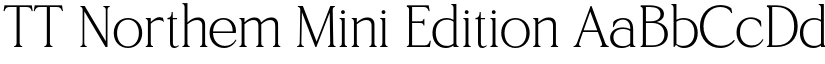 TT Northem Mini Edition font