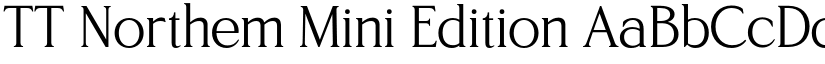 TT Northem Mini Edition font