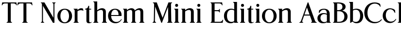 TT Northem Mini Edition font