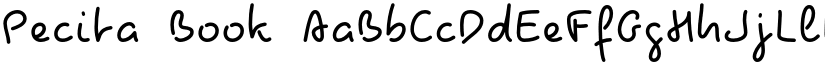 Pecita Book font