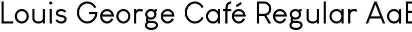 Louis George Café Regular font
