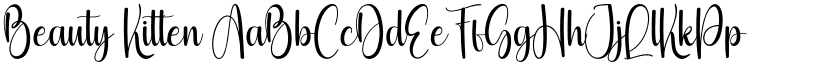 Beauty Kitten font