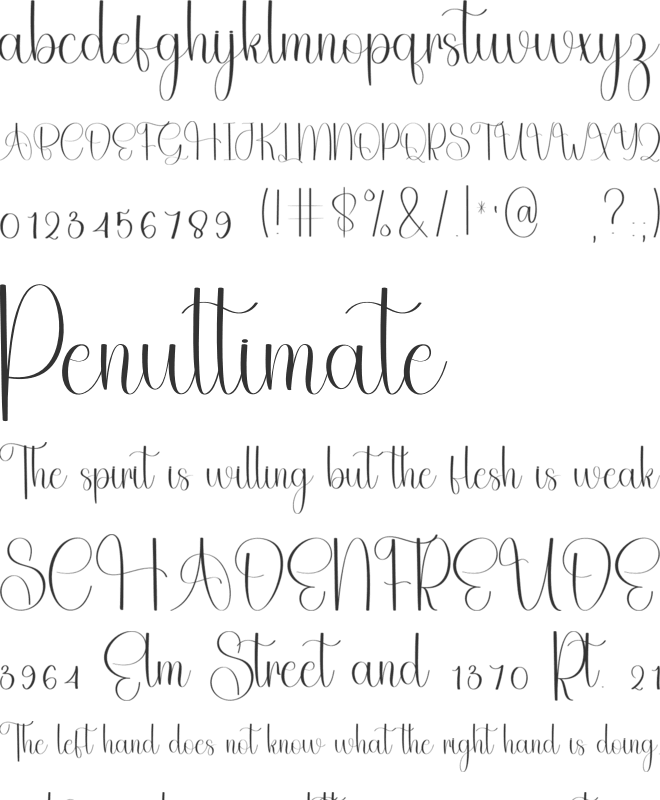 Happines Birthday font preview