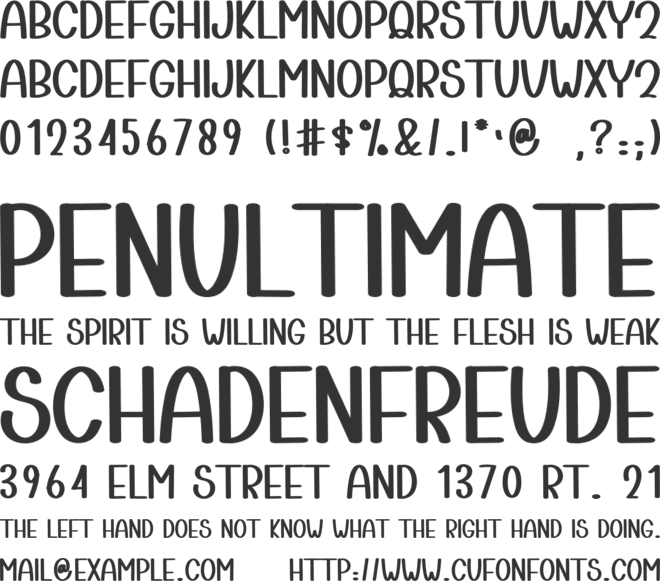 Groovy Heart font preview