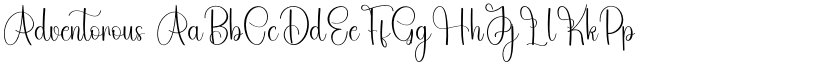 Adventorous font download