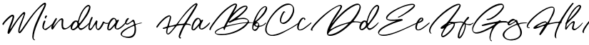 Mindway font