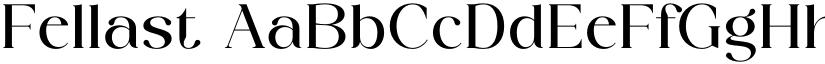 Fellast font