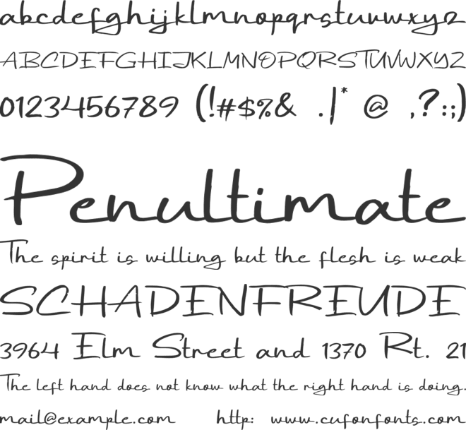 Beatday font preview